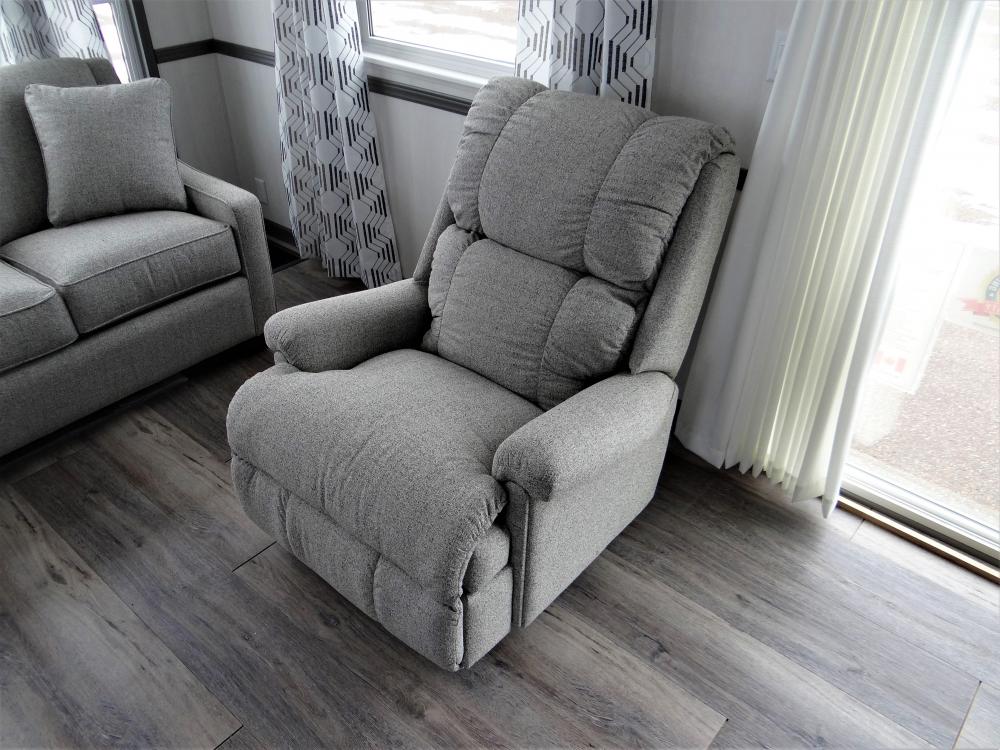 Wall Away Recliner in Cement Décor 