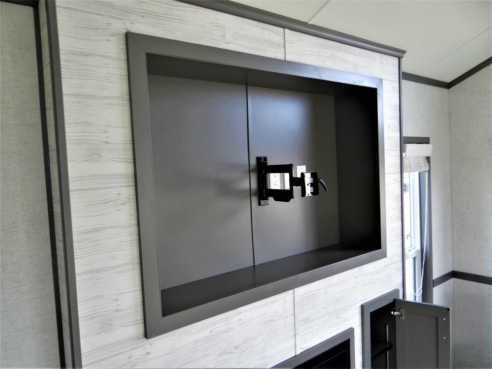 Box Bay with TV Bracket and Wire Chase