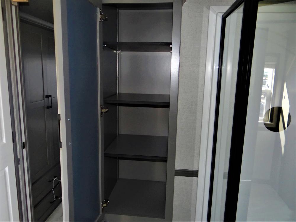 Linen Cabinet with Adjustable Shelves (optional bathroom layout)