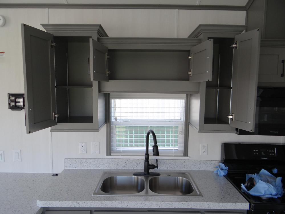 Overhead Cabinets with Adjustable Shelving