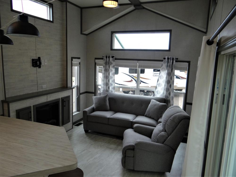 Front Living Room, Wall Panels in Copper Cream