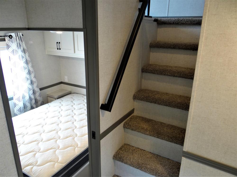 LOFT - Split Loft Stairway with Rail