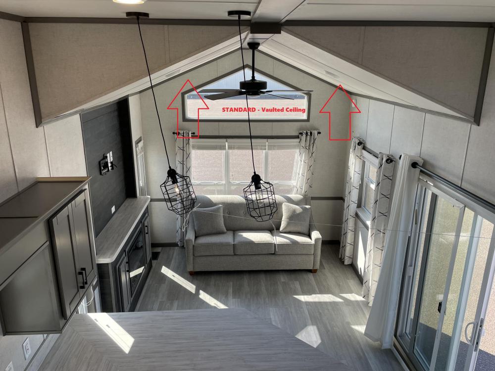 OPTIONAL DORMERS - Over Kitchen, transition to Vaulted Ceiling 