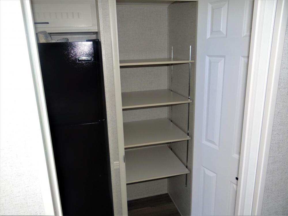 Pantry with Adjustable Shelves