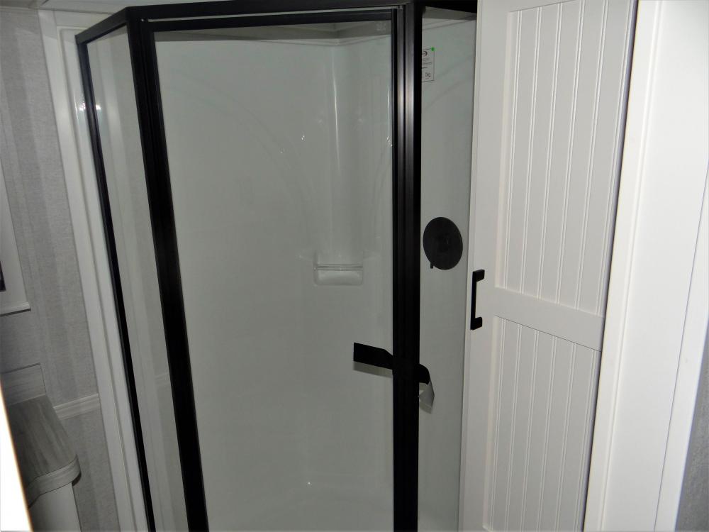 Corner Shower with Glass Door - Standard