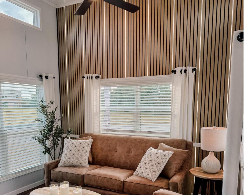 ACCENT WALL (with lighting also) - UPGRADE - Slated Late