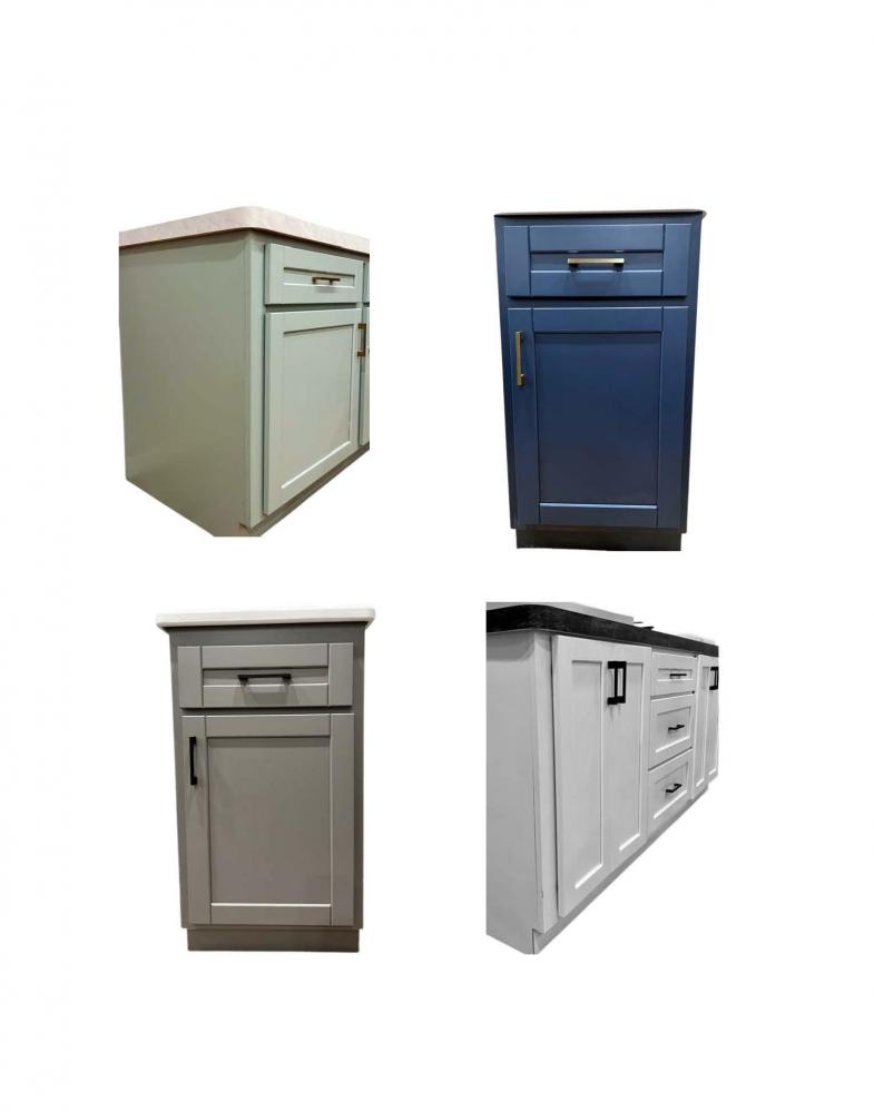   CABINET COLORS & EXAMPLES (see pictures below)