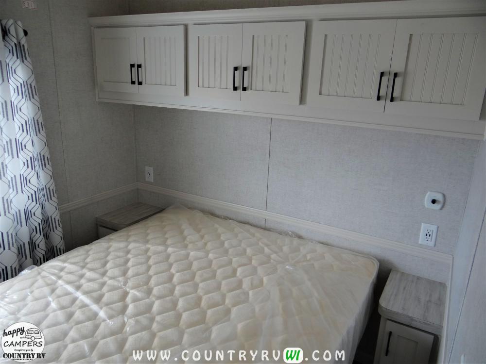 Optional Cabinet Over Head Bed with Lights Under