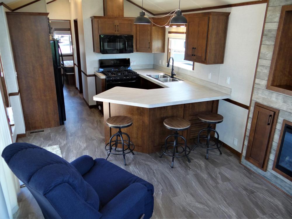 Pecan Ash Cabinets (discontinued)with Crown Molding