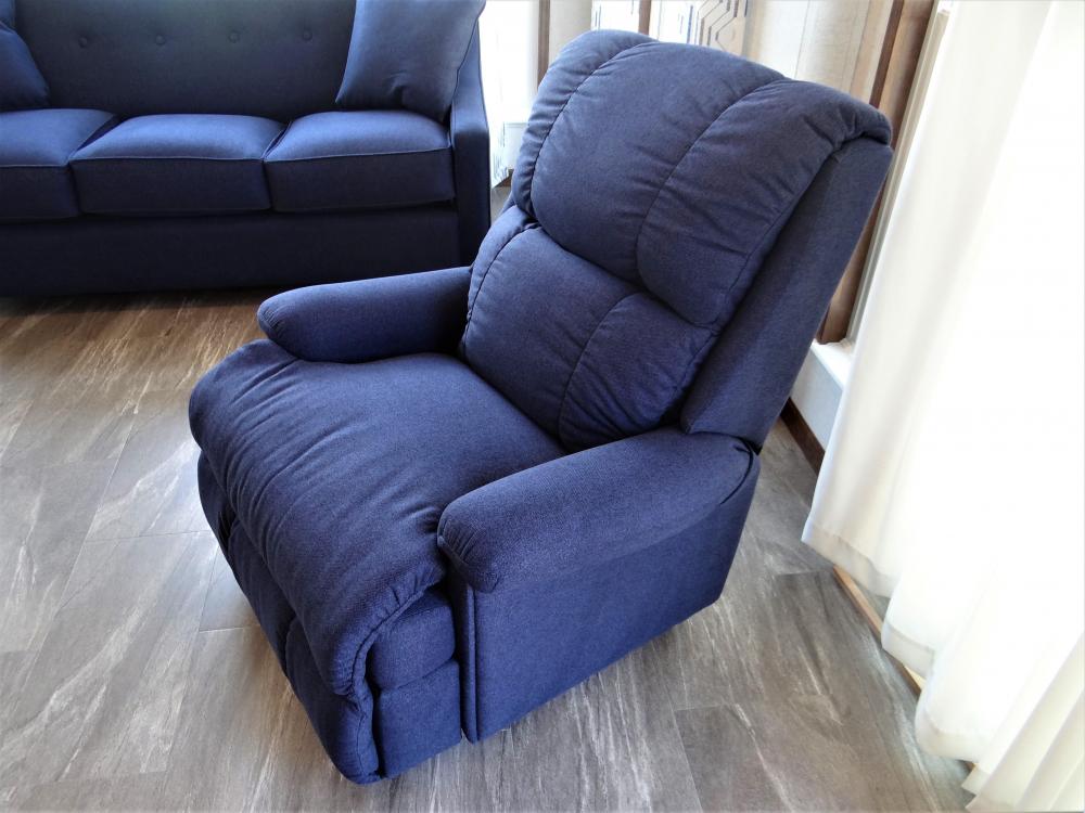 WALL AWAY RECLINER - Navy Blue