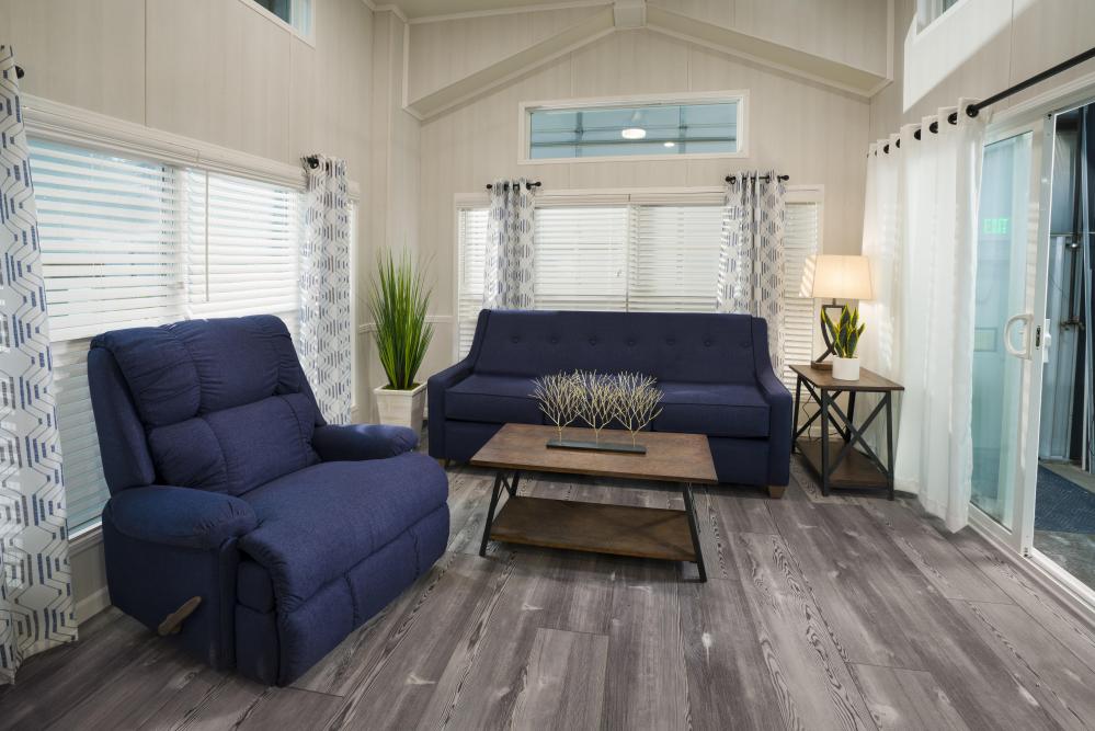 LIVING ROOM FURNITURE - NAVY BLUE