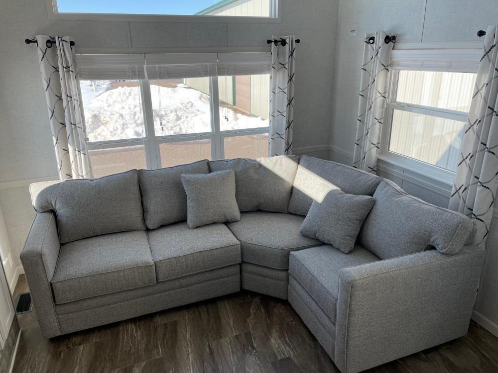 SOFA - SECTIONAL - 3 Piece - Gray