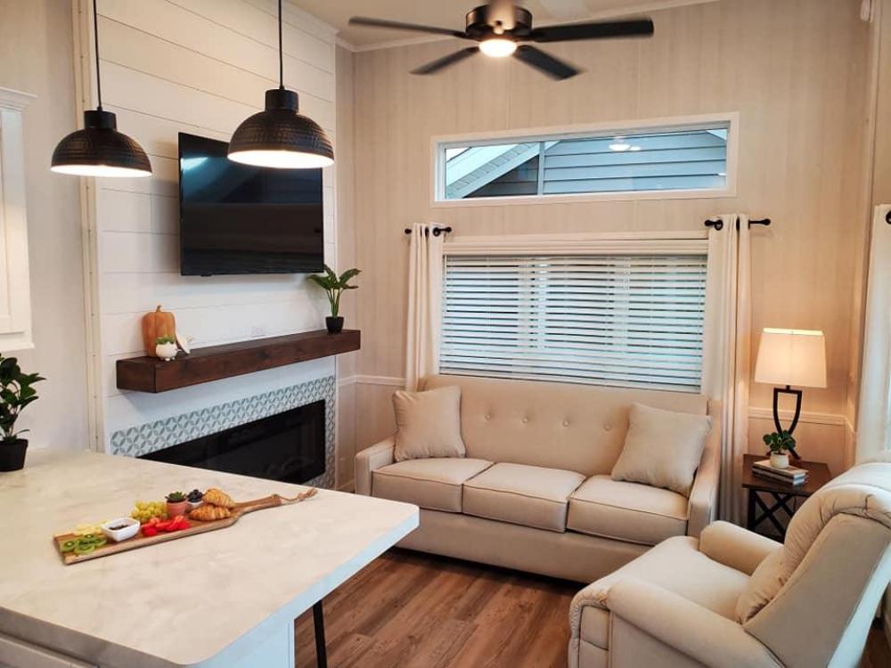 LIVING ROOM FURNITURE - Tan