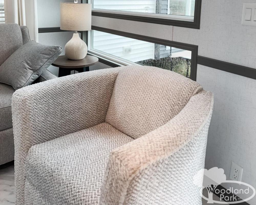 BARREL CHAIR - in Dove Color