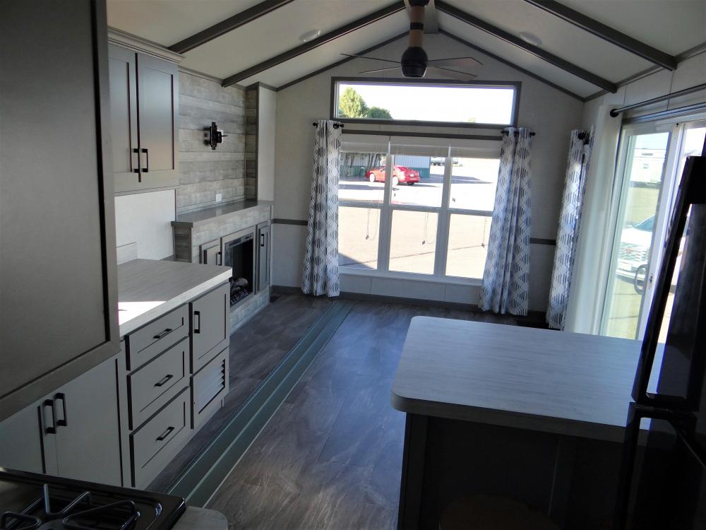 Beam Ceiling in Slate Gray, Ceiling Paddle Fan