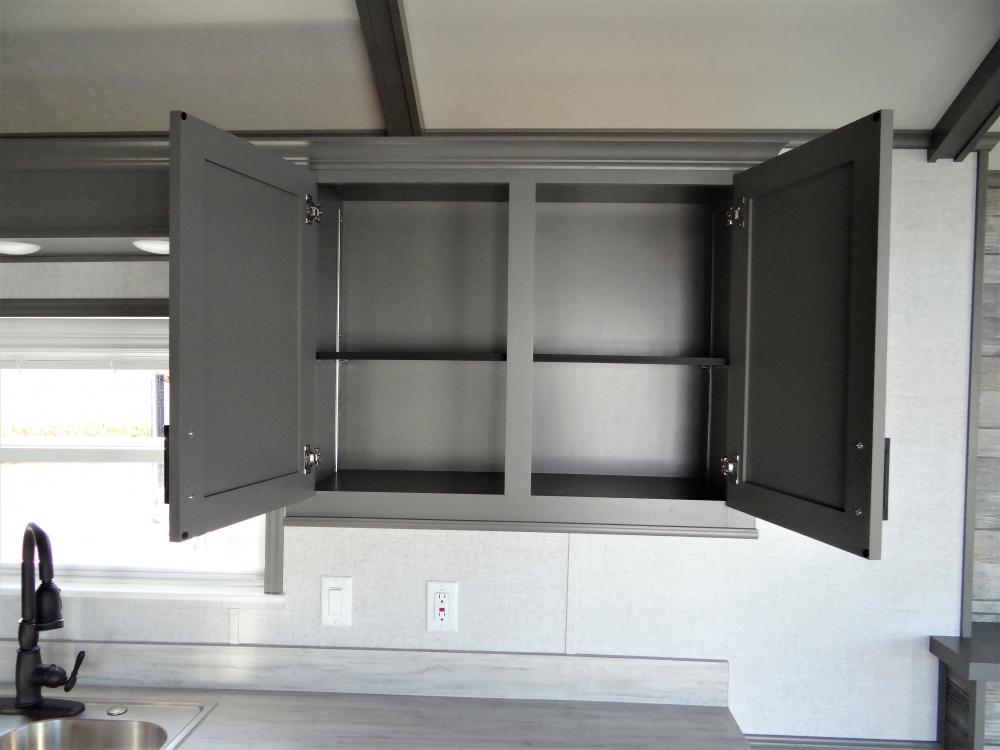 Adjustable Shelves in OH Cabinet (standard)