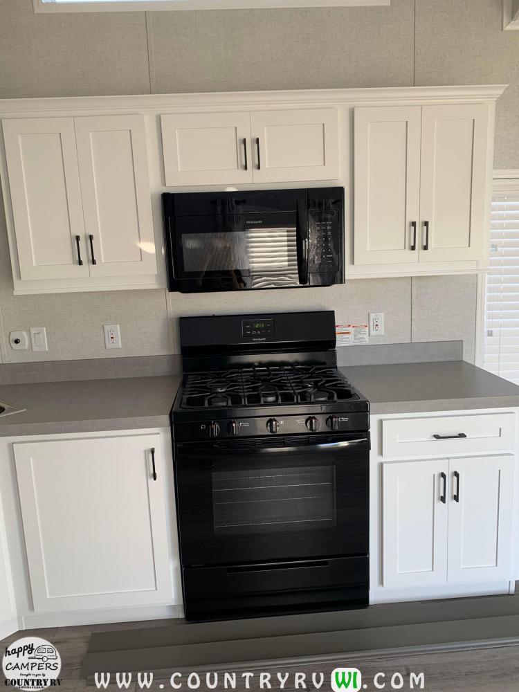 Kitchen Changes - Microwave & Standard Gas Range in place of Sink