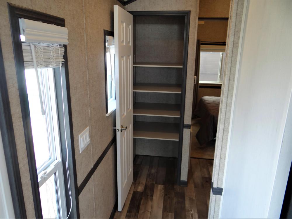 Shelves: 4 Adjustable Shelves (Pantry or Closet)