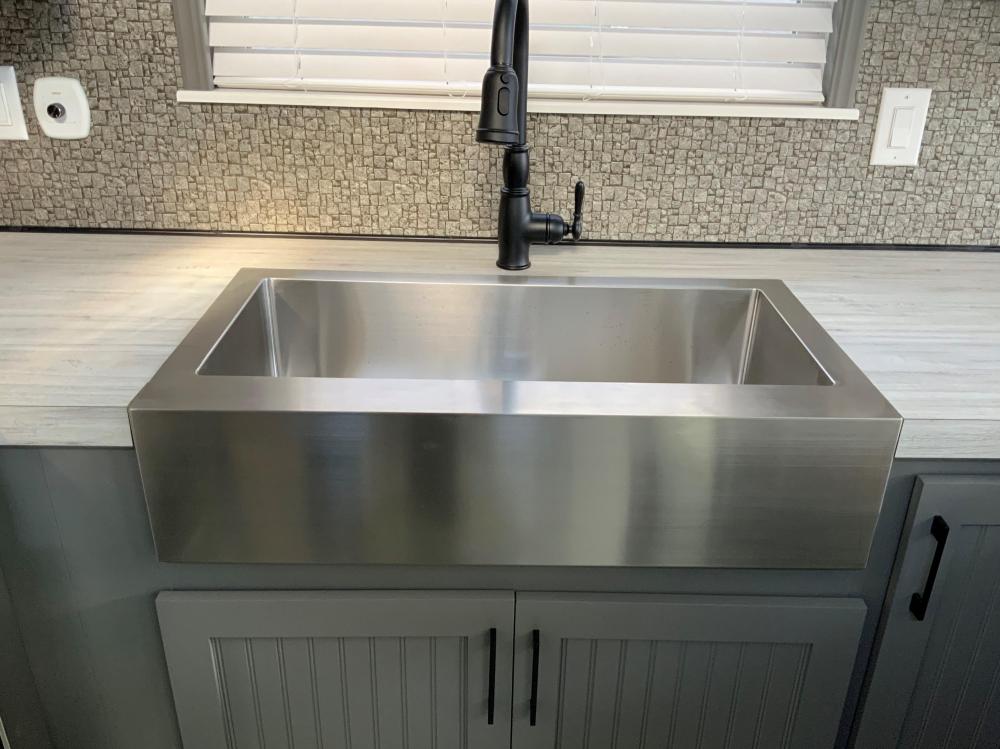 SINK - KITCHEN - UPGRADE - Stainless Steel Apron Sink