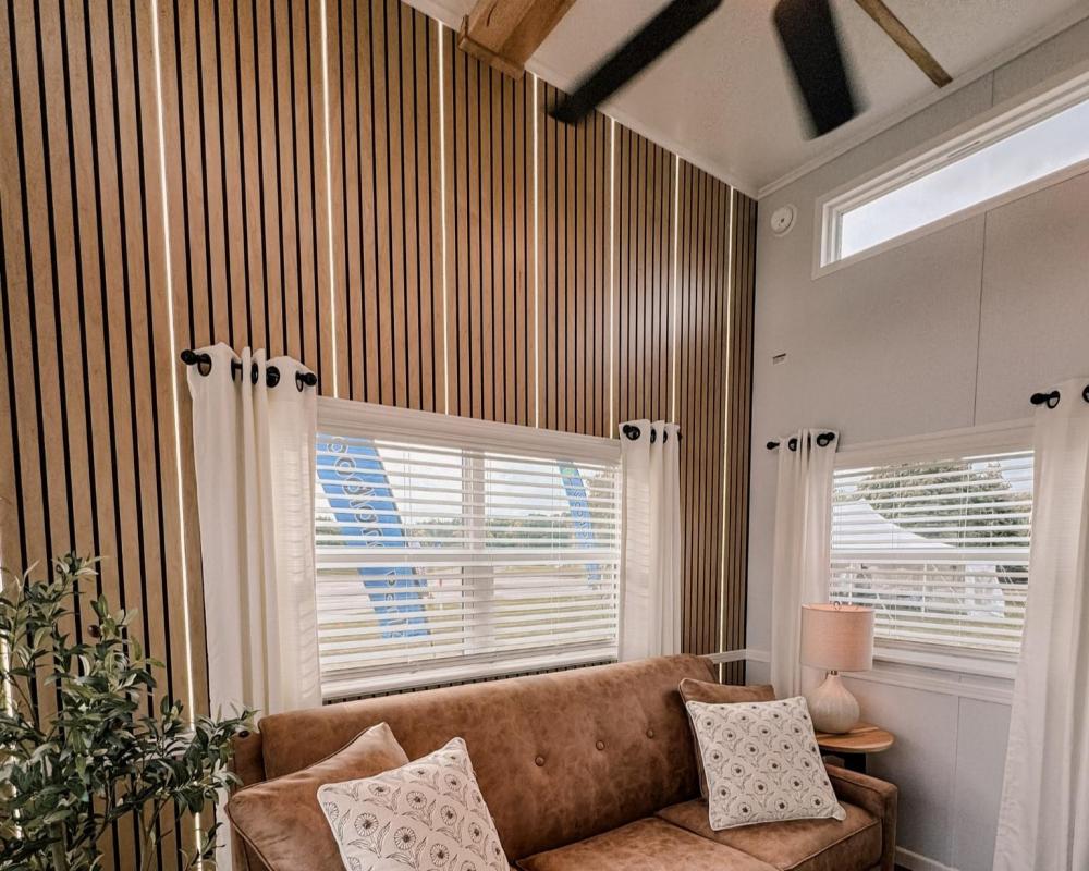 OPTIONAL - Fluted Wall Accent Lights