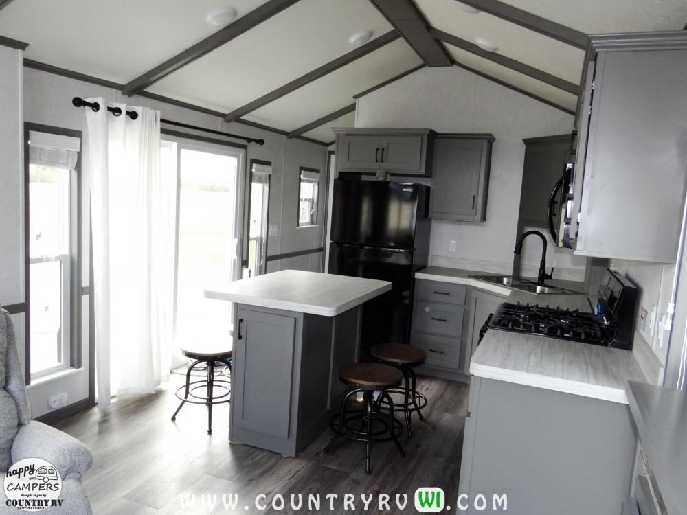 Slate Gray Cabinets with Shaker Style Doors