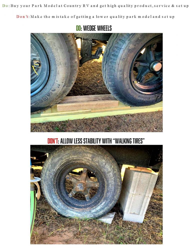   Wedge Wheels VS Walking Tires