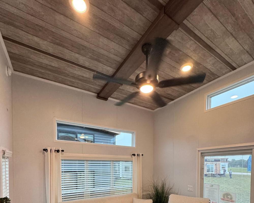 CEILING - Upgrade - Accent Paneling (with upgrade beam & stips in Mocha