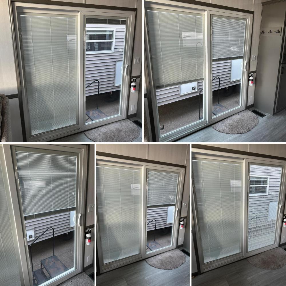 DOOR - STANDARD - 6' Wide Patio Door with Internal Blinds