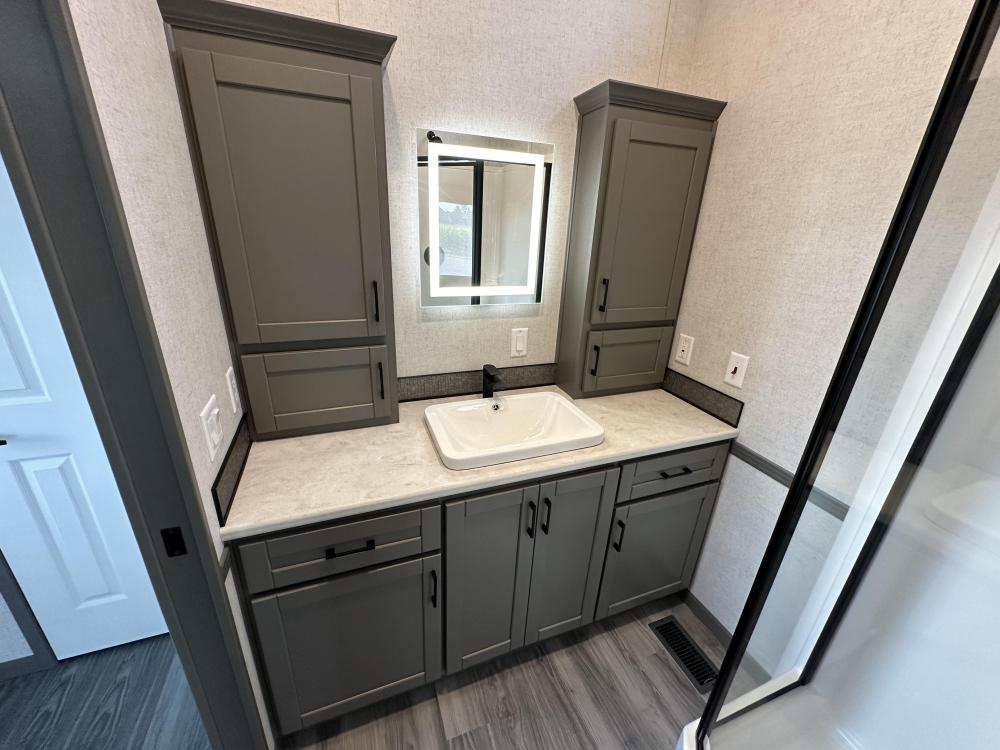 CABINET DOOR - Added on bathroom cabinet at bottom