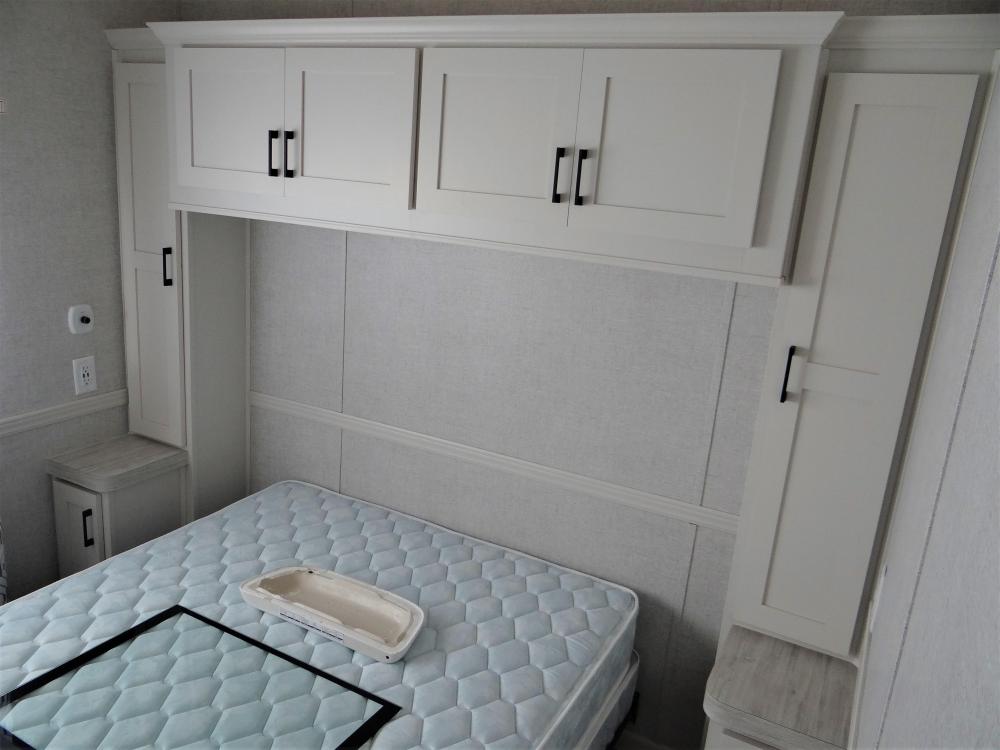CABINET DOOR - Added on bathroom cabinet on bookshelves