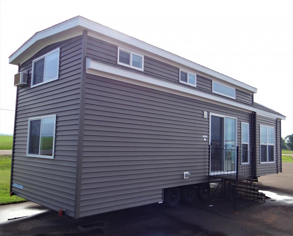 Drop Loft with Lowered Fascia (door side only) & Added Dormer Over Patio Door