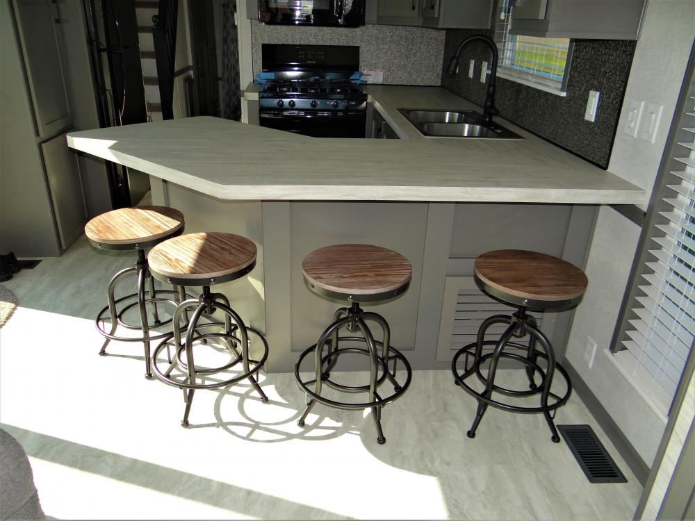 Adjustable Height Swivel Barstools